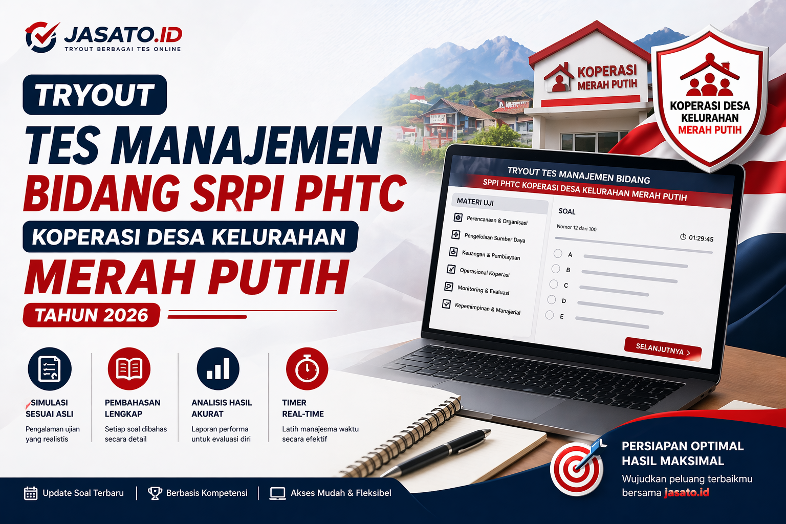 Tes Manajemen Bidang SPPI PHTC KDKMP Tahun 2026
