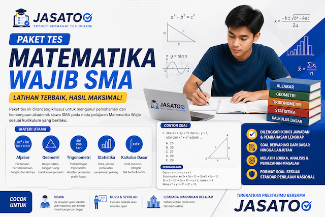 Tes Kemampuan Akademik SMA Matematika (Wajib)